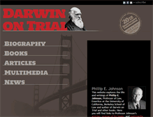 Tablet Screenshot of darwinontrial.com